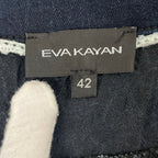EVA KAYAN / ジャガードデニムジャケット 参考定価：42,000程度 SIZE:42
