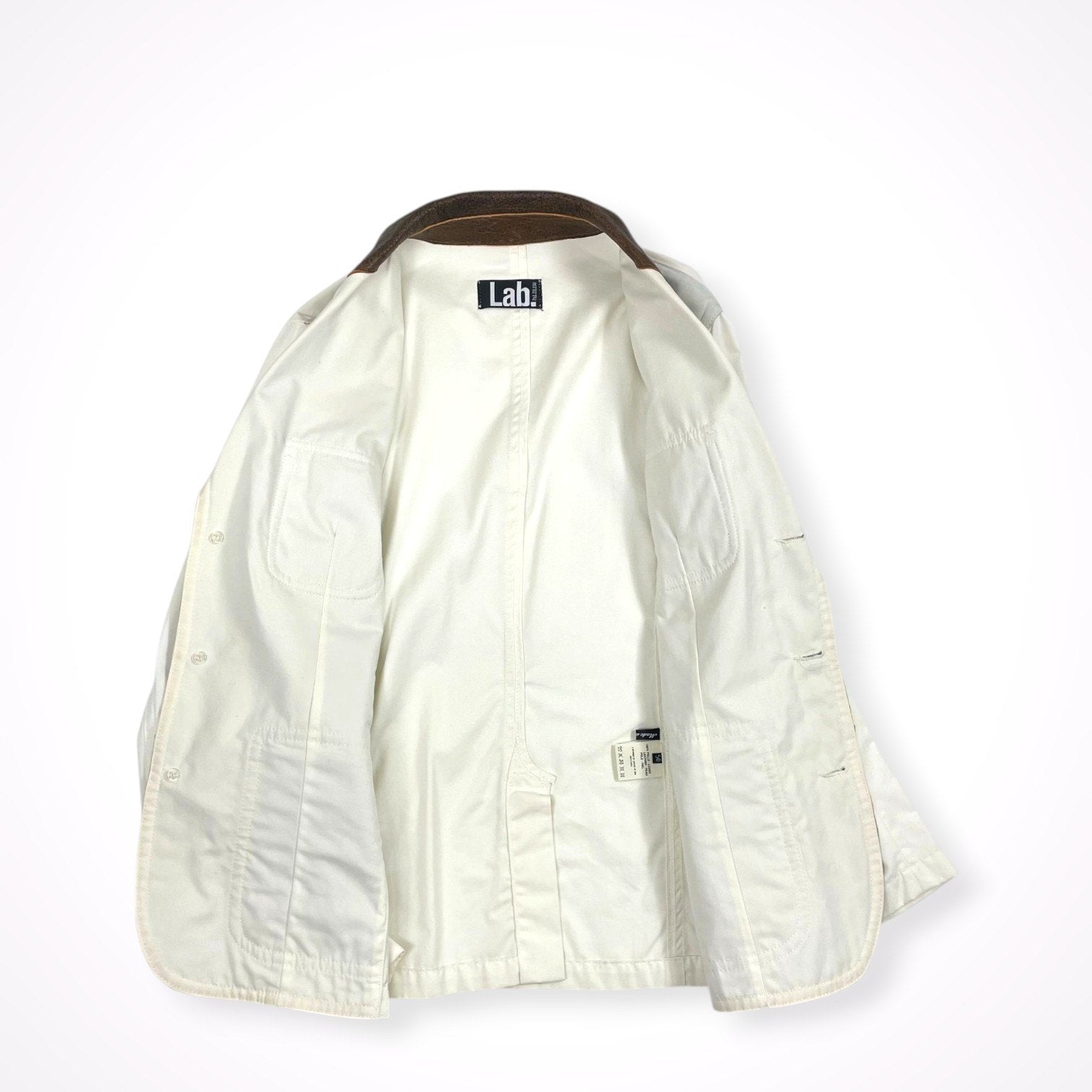 PAL ZILERI LAB / レザー切替ジャケット 参考定価：150,000程度 SIZE：50