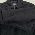 GAP / 00s メルトン スポーツジャケット ブラック SIZE：XS(M程度)