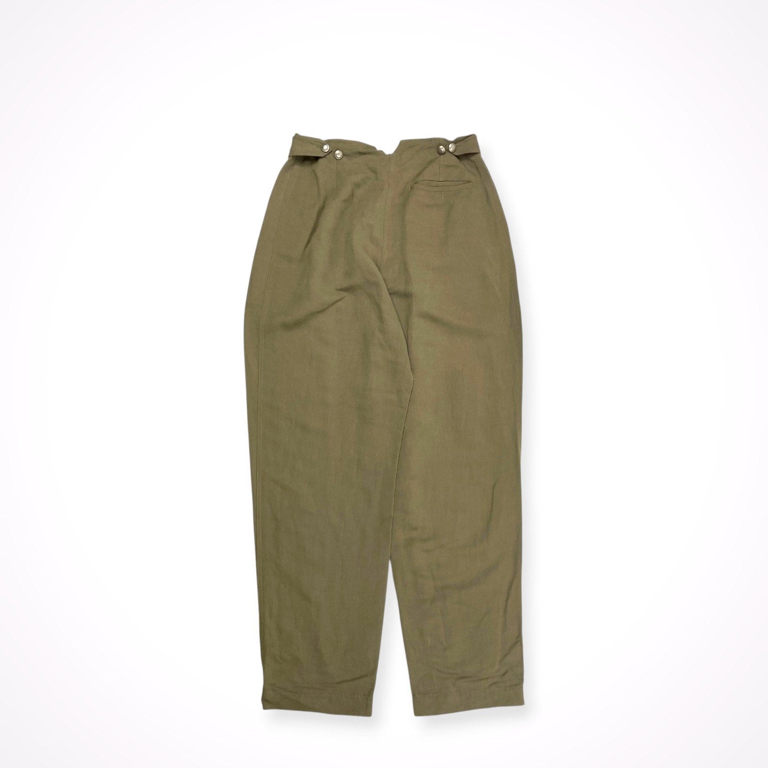 VINTAGE / ユーロヴィンテージ リネンツータックスラックス SIZE:44