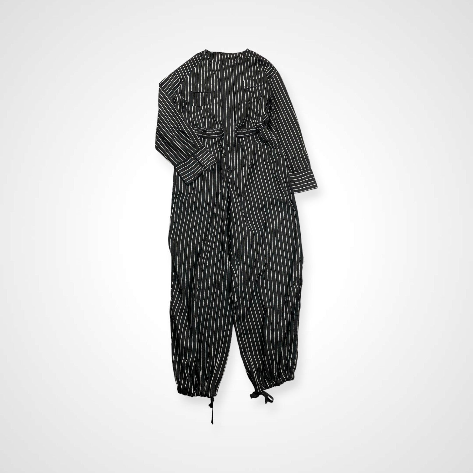 myl マイル / my jumpsuit -月光- ジャンプスーツ ホワイト×ブラック 参考定価：25,000程度 SIZE:FREE