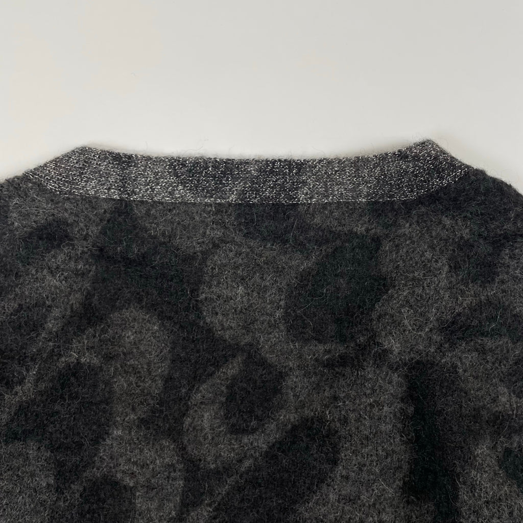 DRIES VAN NOTEN / アルパカMIXレオパードカーディガン 参考定価：150,000程度 SIZE:XS