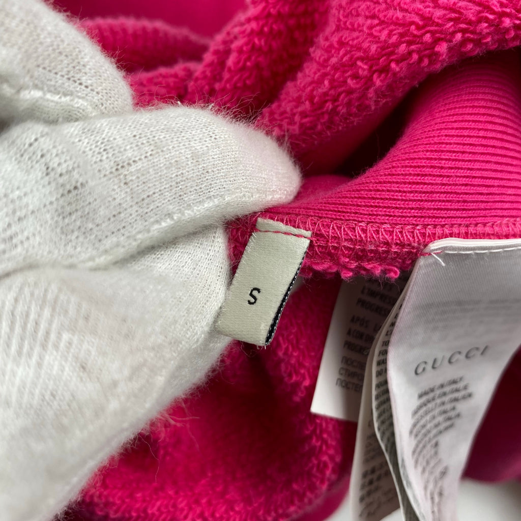 GUCCI グッチ / ヴィンテージロゴ プリント スウェット ダメージ加工 462018 SIZE：S