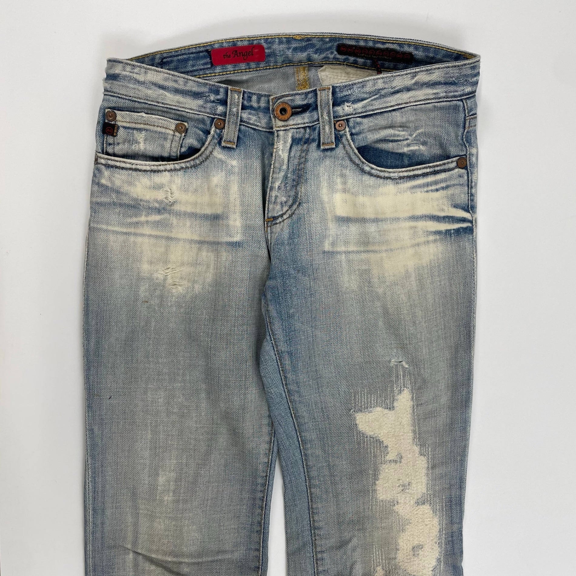 AG エージー / Y2K the ANGEL boot cut フレアデニム USA製 参考定価：50,000程度  SIZE：24