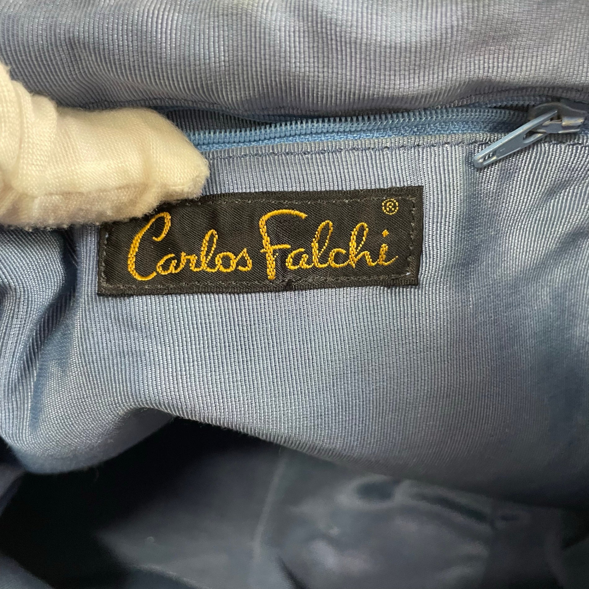 Carlos Falchi / パイソンレザーショルダーバッグ 参考定価：80,000程度