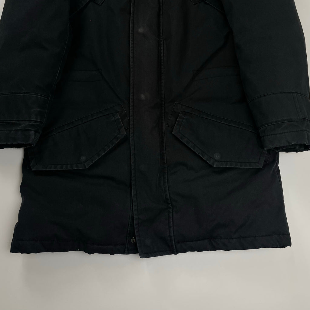 EDDIE BAUER エディーバウアー / QUILTED GOOSE DOWN JACKET グースダウンジャケット ブラック SIZE：XS