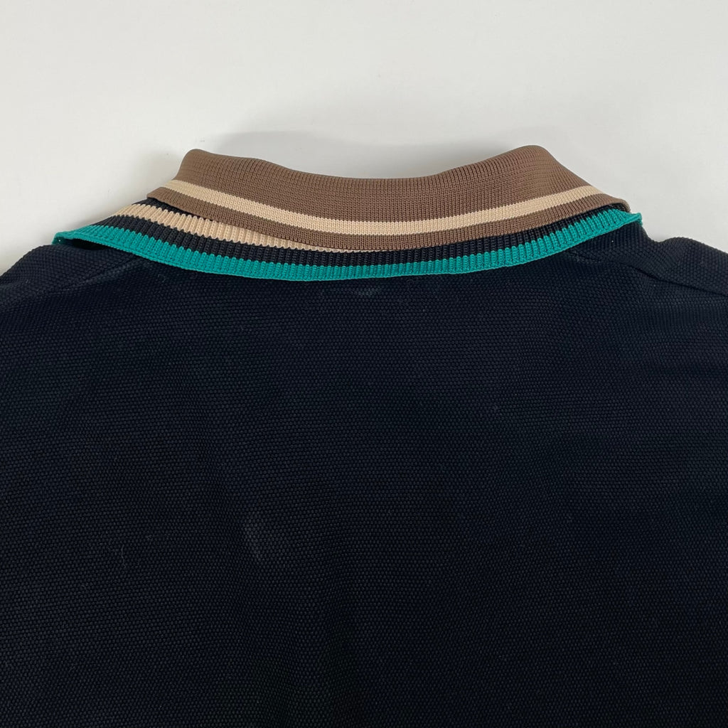 kolor / 綿ポリメッシュ ドッキングポロシャツ SIZE:3
