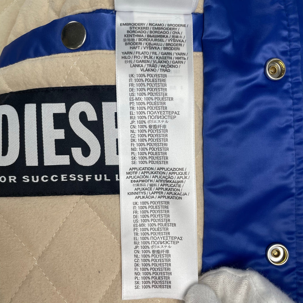 DIESEL ディーゼル / スタジャン バーシティージャケット 美品 参考定価：48,000+tax SIZE：S