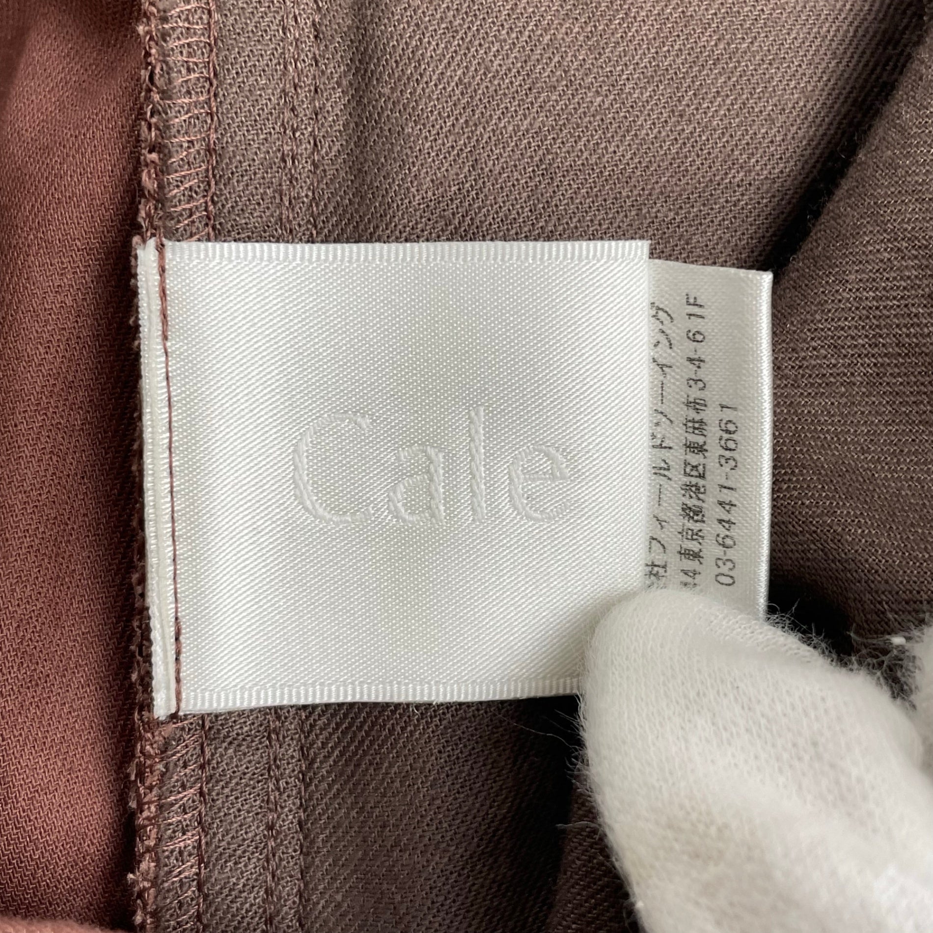 Cale カル / コットンギャバジンカーゴパンツ L'ECHOPPE取り扱い 参考定価：50,000+tax SIZE:4