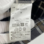 MHL. / ボックスシルエットチェックシャツ 24SS 参考定価：40,000程度 SIZE:M