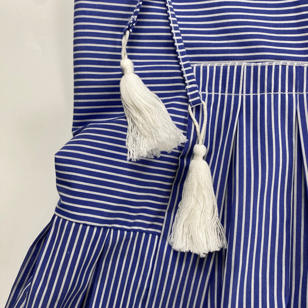 Souvenir スーベニア / 切替ミックスシャツスカート MADE IN ITALY 参考定価：22,000程度 SIZE:FREE