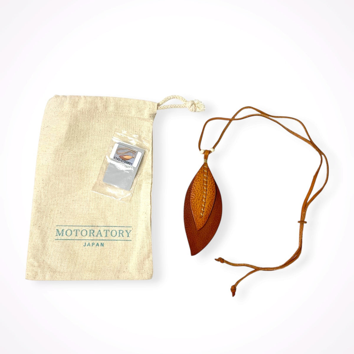 MOTORATORY × BEAMS PLUS / コラボ リーフレザーネックレス 参考定価：10,000+tax