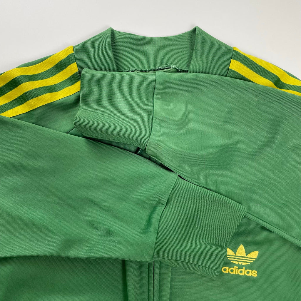 adidas アディダス / ATP復刻 トラックジャケット グリーン×イエロー 好配色 SIZE：M