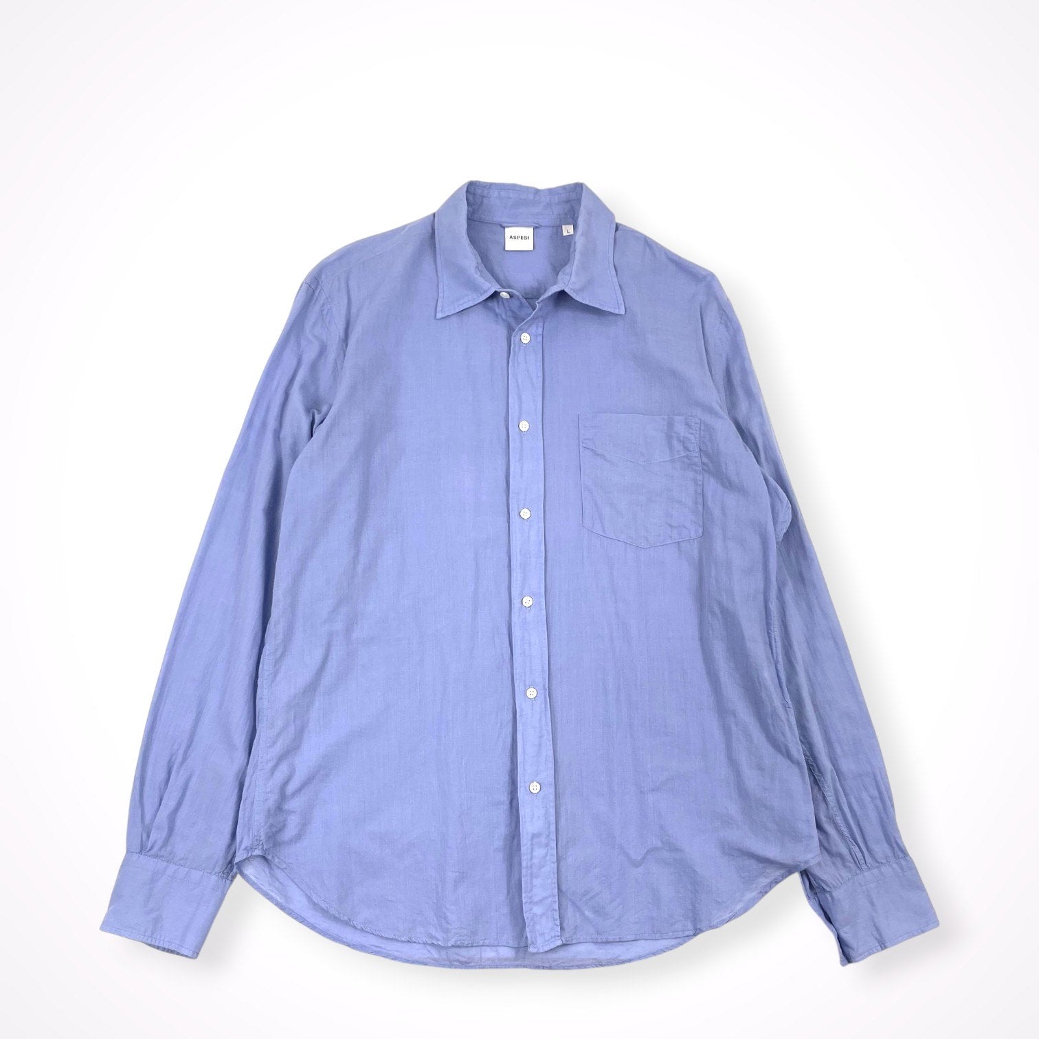 ASPESI / ライトコットンシャツ SIZE:L
