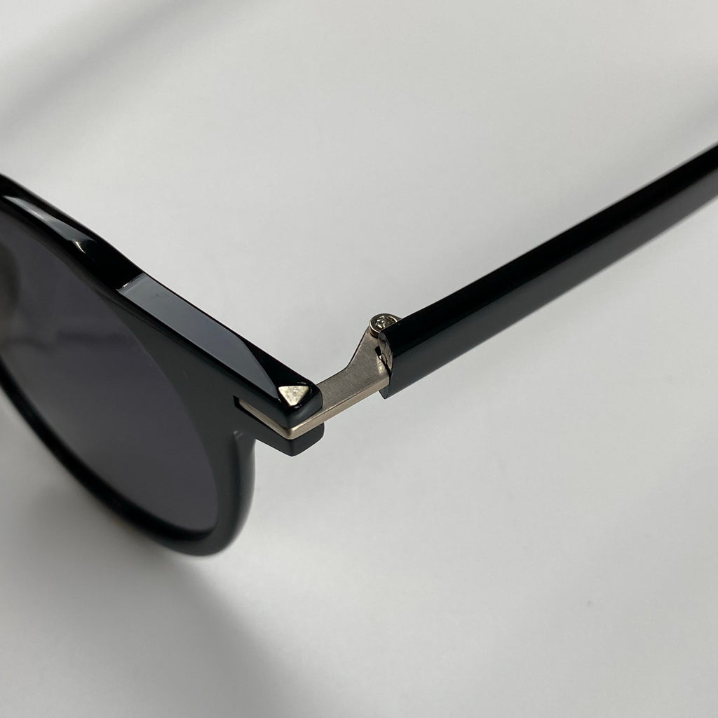 【極美品】ISSEY MIYAKE イッセイミヤケ × 金子眼鏡 / GEOMETRY-BOSTON ラウンド サングラス 参考定価：50,000+tax