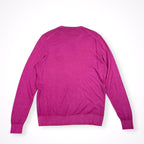 Salvatore Ferragamo サルバトーレ フェラガモ / ウールシルクニット パープル 参考定価：100,000程度 SIZE：L