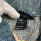 DIESEL ディーゼル / 00s ギミックジップデニムジャケット ライダース ベスト SIZE：S