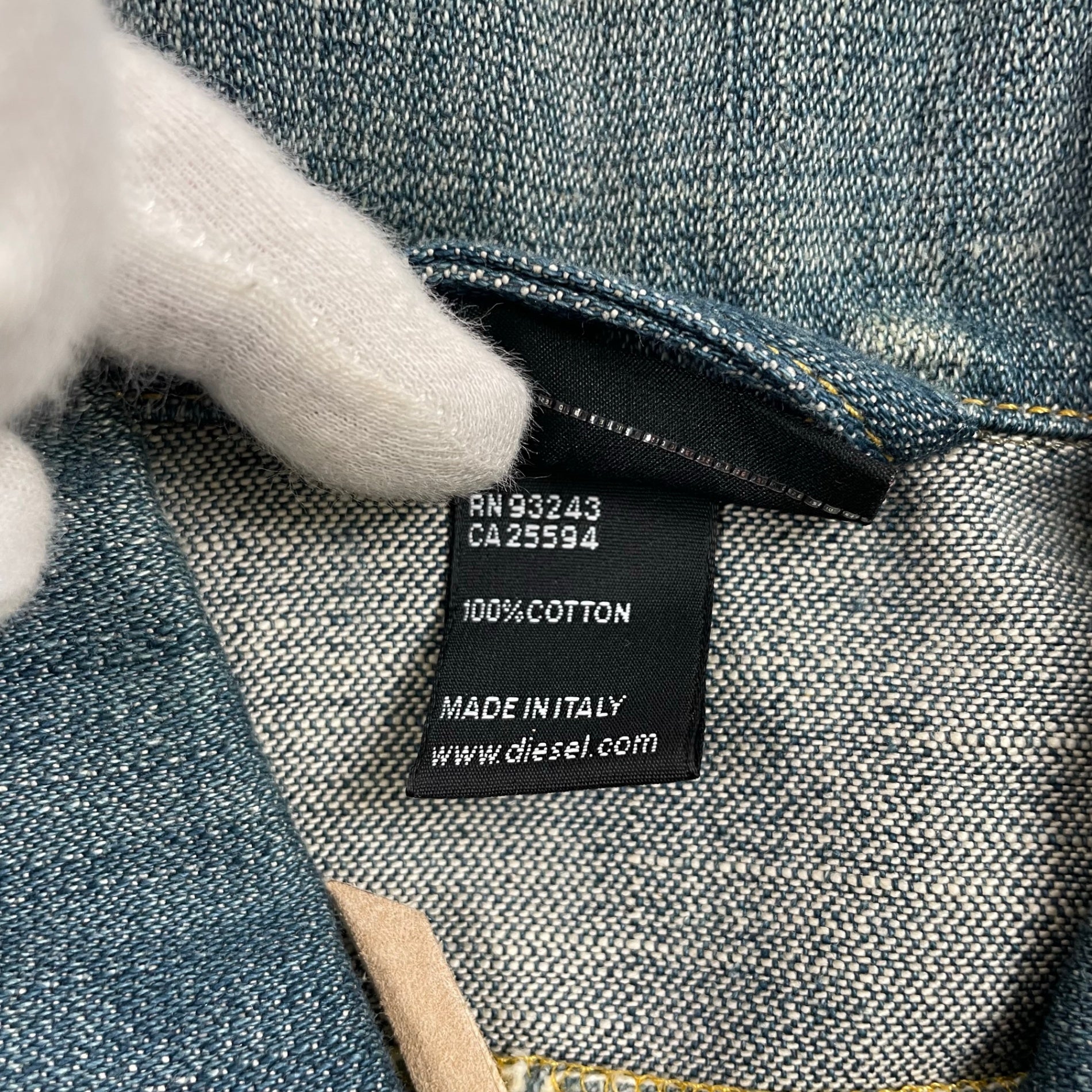 DIESEL ディーゼル / 00s ギミックジップデニムジャケット ライダース ベスト SIZE：S