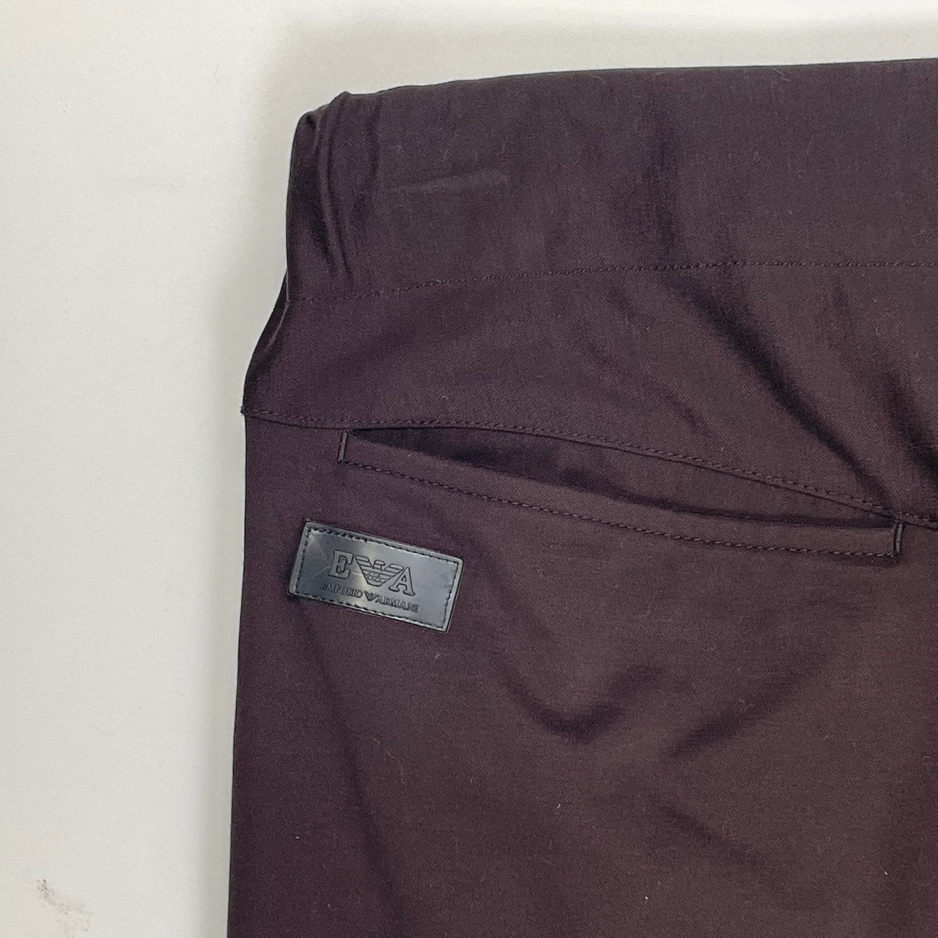 EMPORIO ARMANI エンポリオ アルマーニ / ハイゲージイージーパンツ 参考定価：40,000程度 SIZE：25