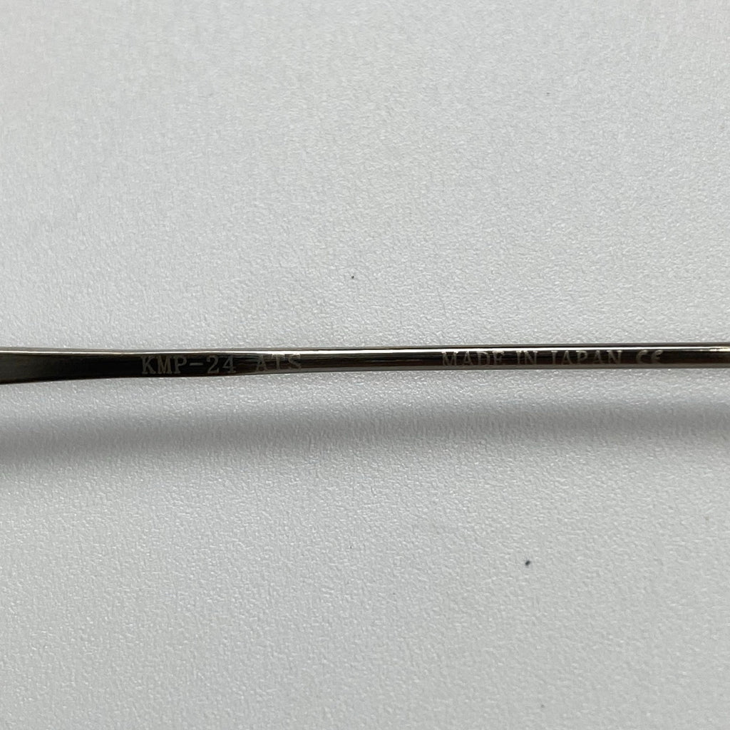 【極美品】 金子眼鏡 premium / KMP-24 ATS クラウンパント SILVER925 度なしクリアレンズ SIZE：47□21 137