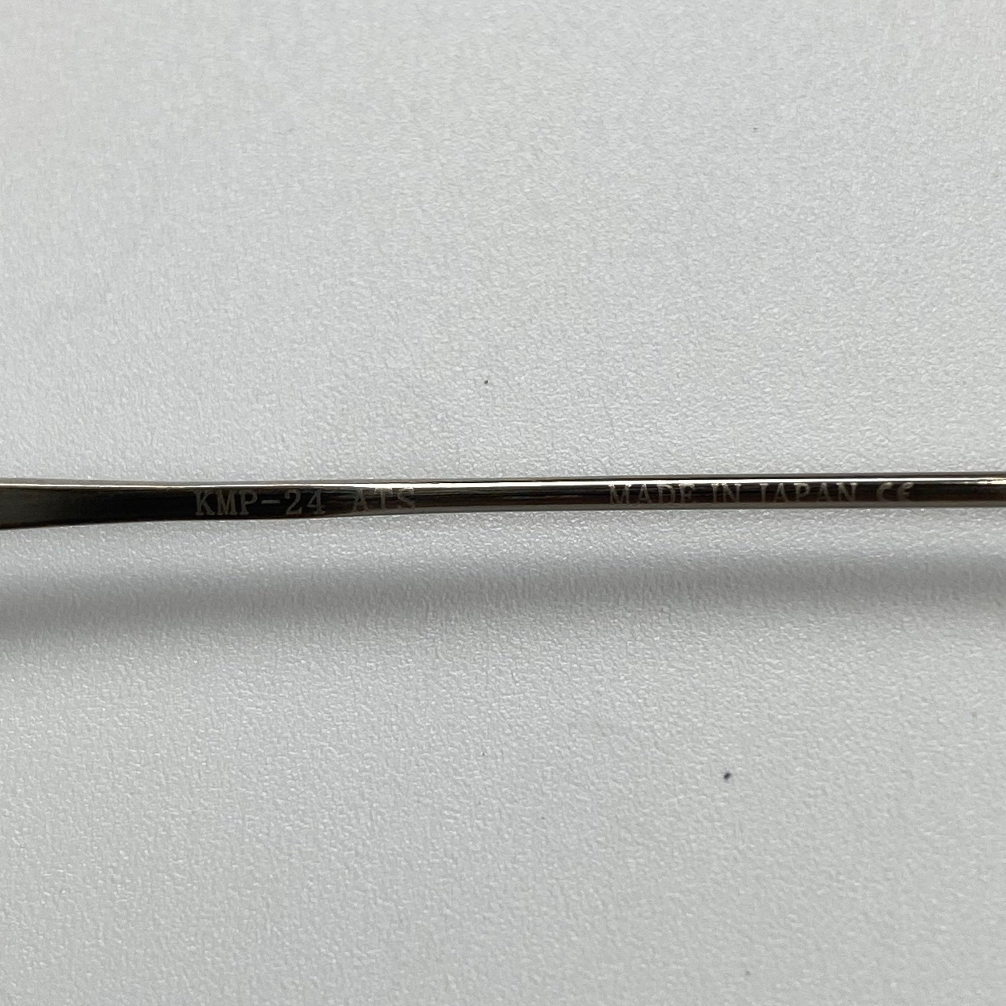 【極美品】 金子眼鏡 premium / KMP-24 ATS クラウンパント SILVER925 度なしクリアレンズ SIZE：47□21 137