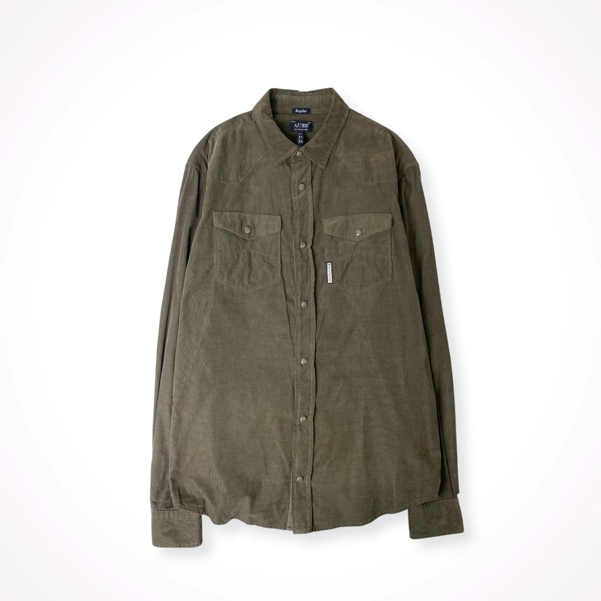 ARMANI JEANS / OLDコットンコーデュロイシャツ 参考定価：30,000程度 SIZE:S