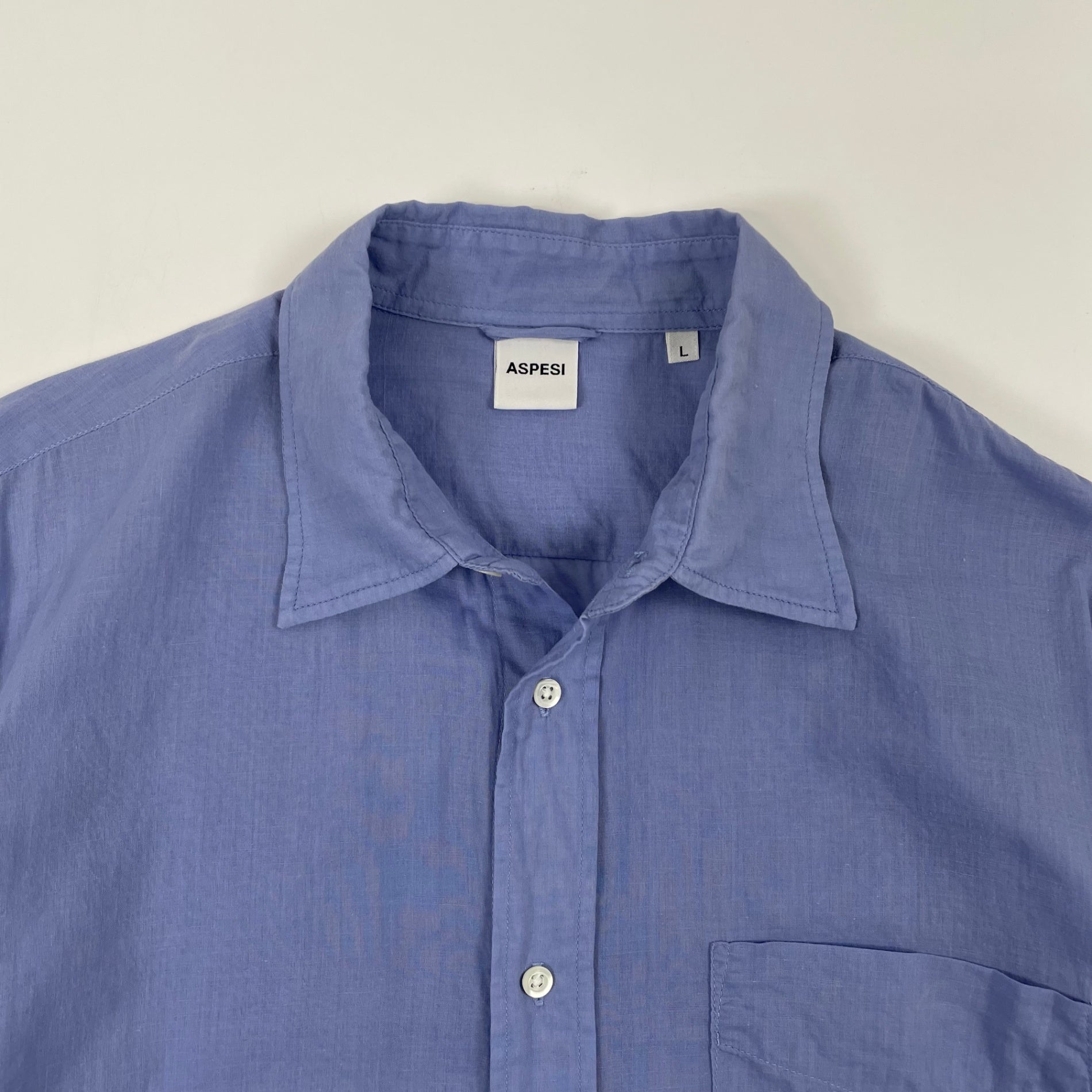 ASPESI / ライトコットンシャツ SIZE:L