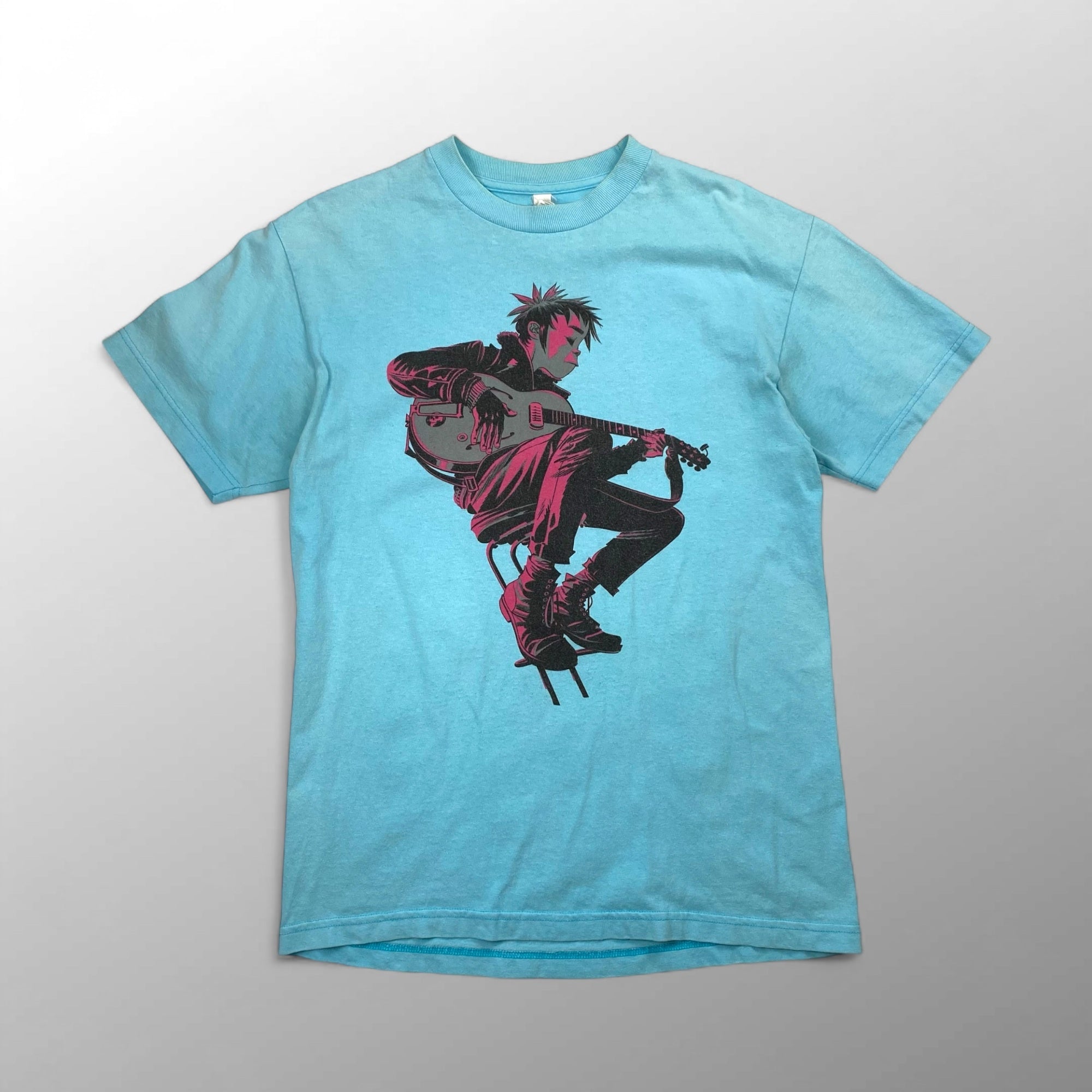 00s GORILLAZ ゴリラズ / バンド T ロックT ブラー デーモンアルバーン ジェイミーヒューレット SIZE：M-L程度