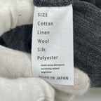 WATANABE TEXTILE × ORTHOU / ノーカラーカバーオールジャケット SIZE:FREE