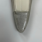 kate spade ケイトスペード / スペースシャトルクラッチバッグ ホワイト×シルバー