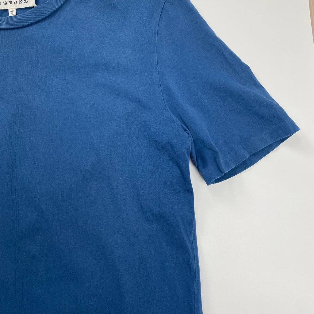 Maison Martin margiela メゾンマルタンマルジェラ / 15SS クルーネックTEE SLIM ブルー 参考定価：22,000程度 SIZE：46