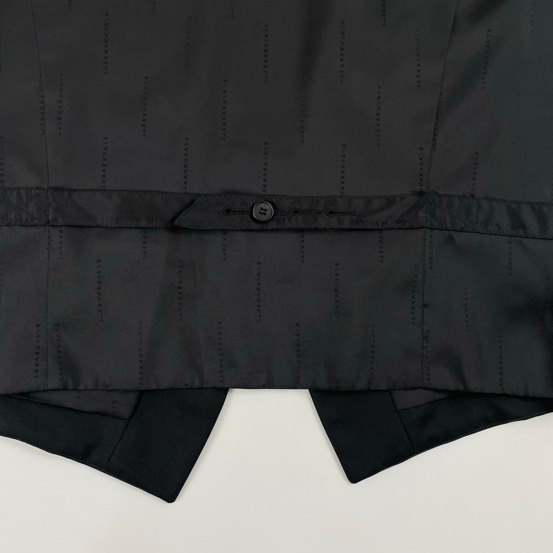BLACK BARRETT BY Neil Barrett / バックボタン ミニマルベスト ジレ