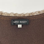 SUPER BEAUTY / オリエンタルデザインニット SIZE：42