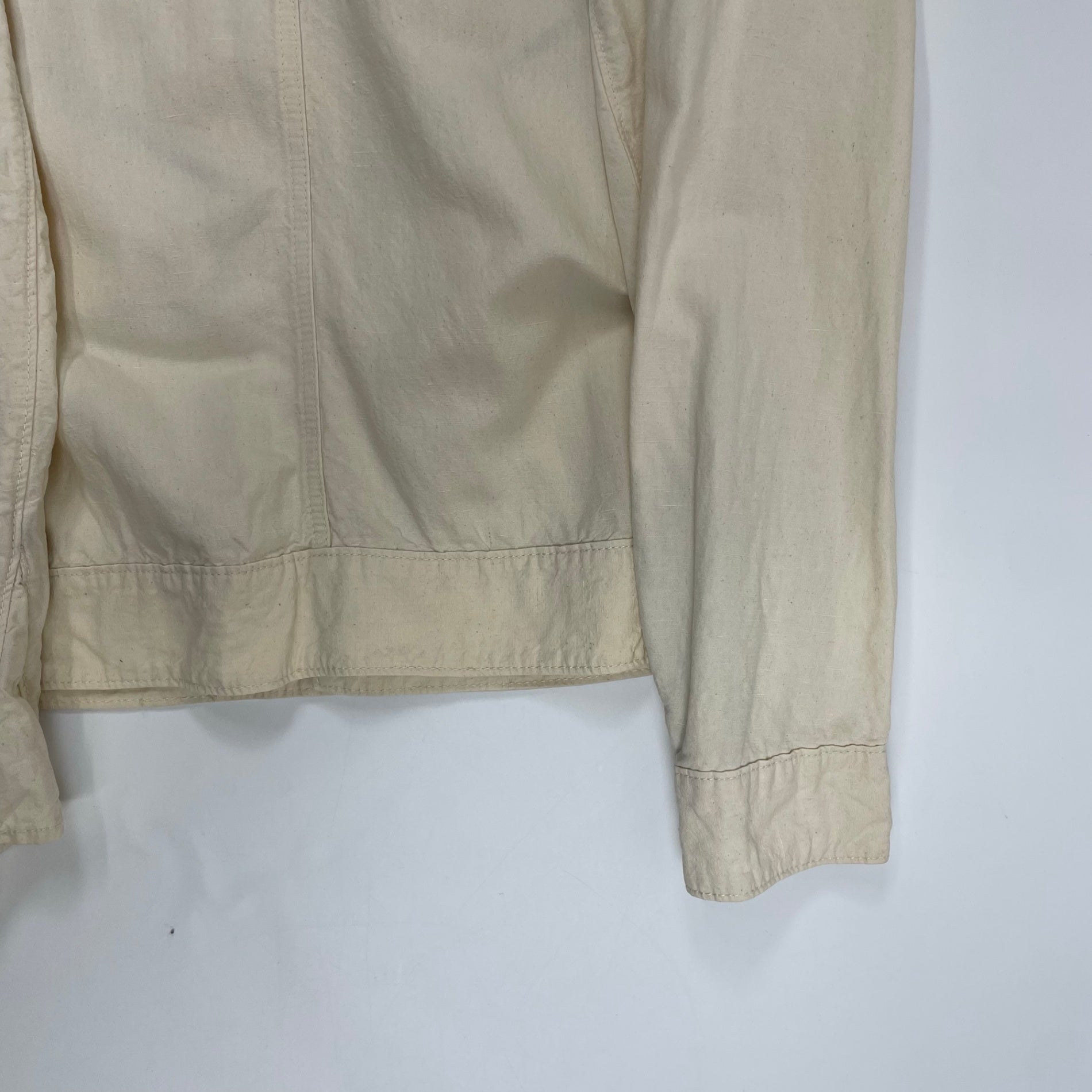 REPLAY リプレイ / コットンリネンジャケット ウイングプリント SIZE：M