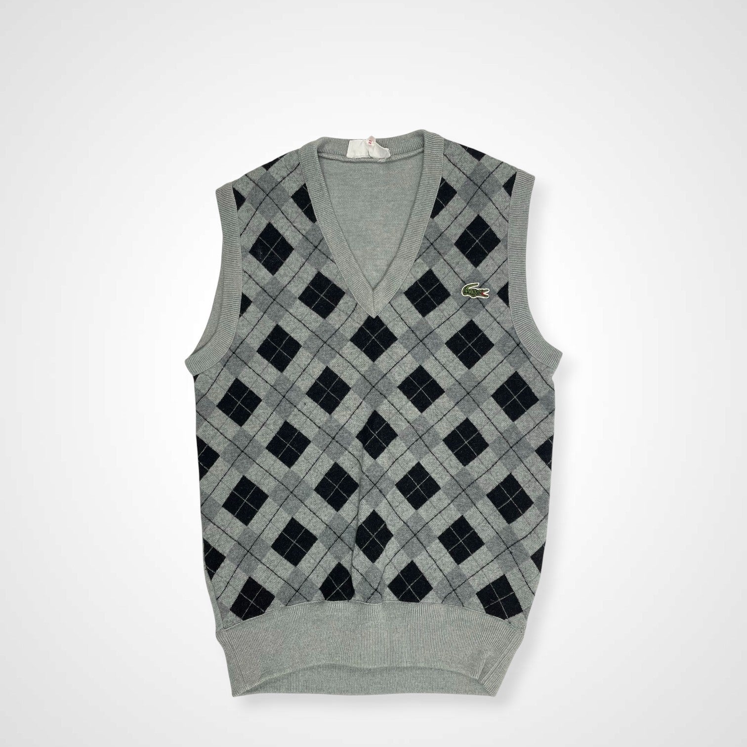 VINTAGE LACOSTE ラコステ / ヴィンテージ アーガイルニットベスト SIZE：2
