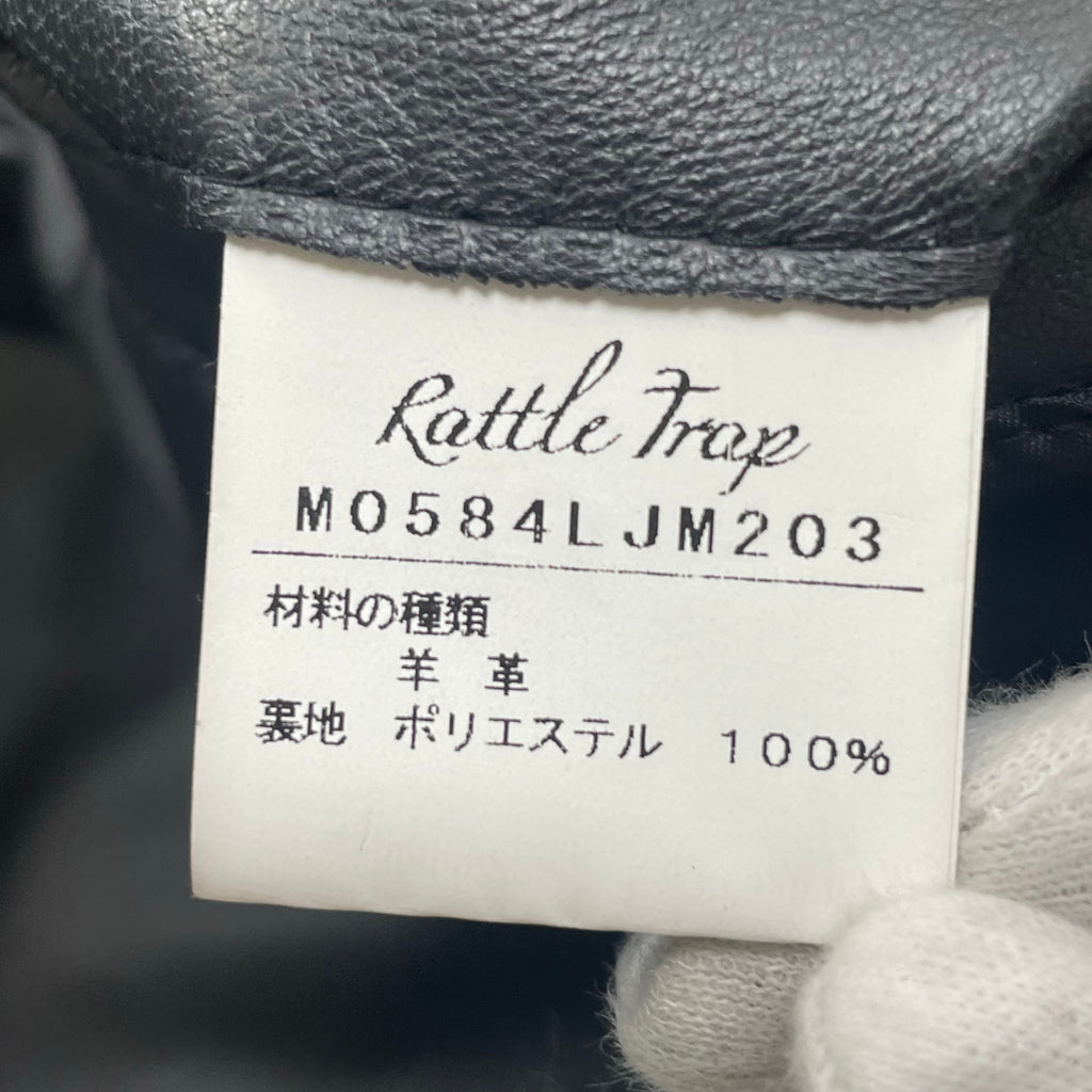 RATTLE TRAP ラトルトラップ / sheep H semi naked レザーコーチジャケット参考定価：29,000+tax SIZE:L