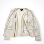 LANVIN COLLECTION / モヘヤMIXビジューカーディガン SIZE:38