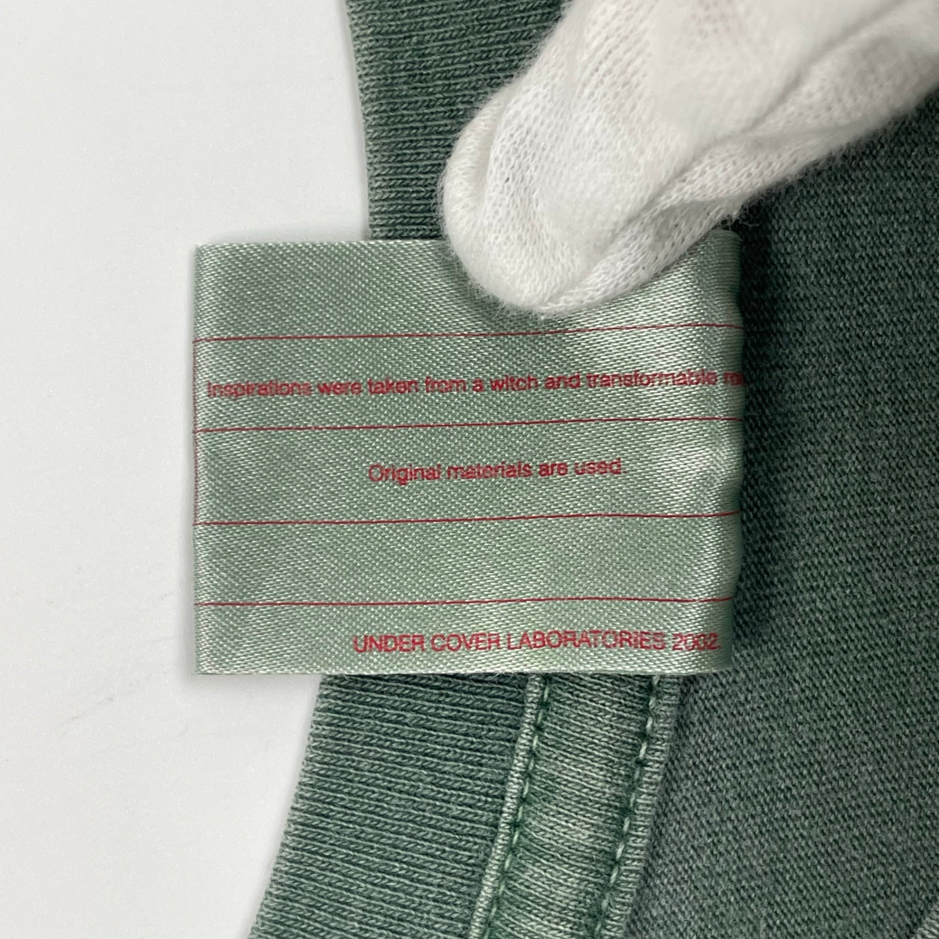 UNDERCOVER アンダーカバー / 02AW ダイナソーTEE 魔女期 グリーン SIZE：M