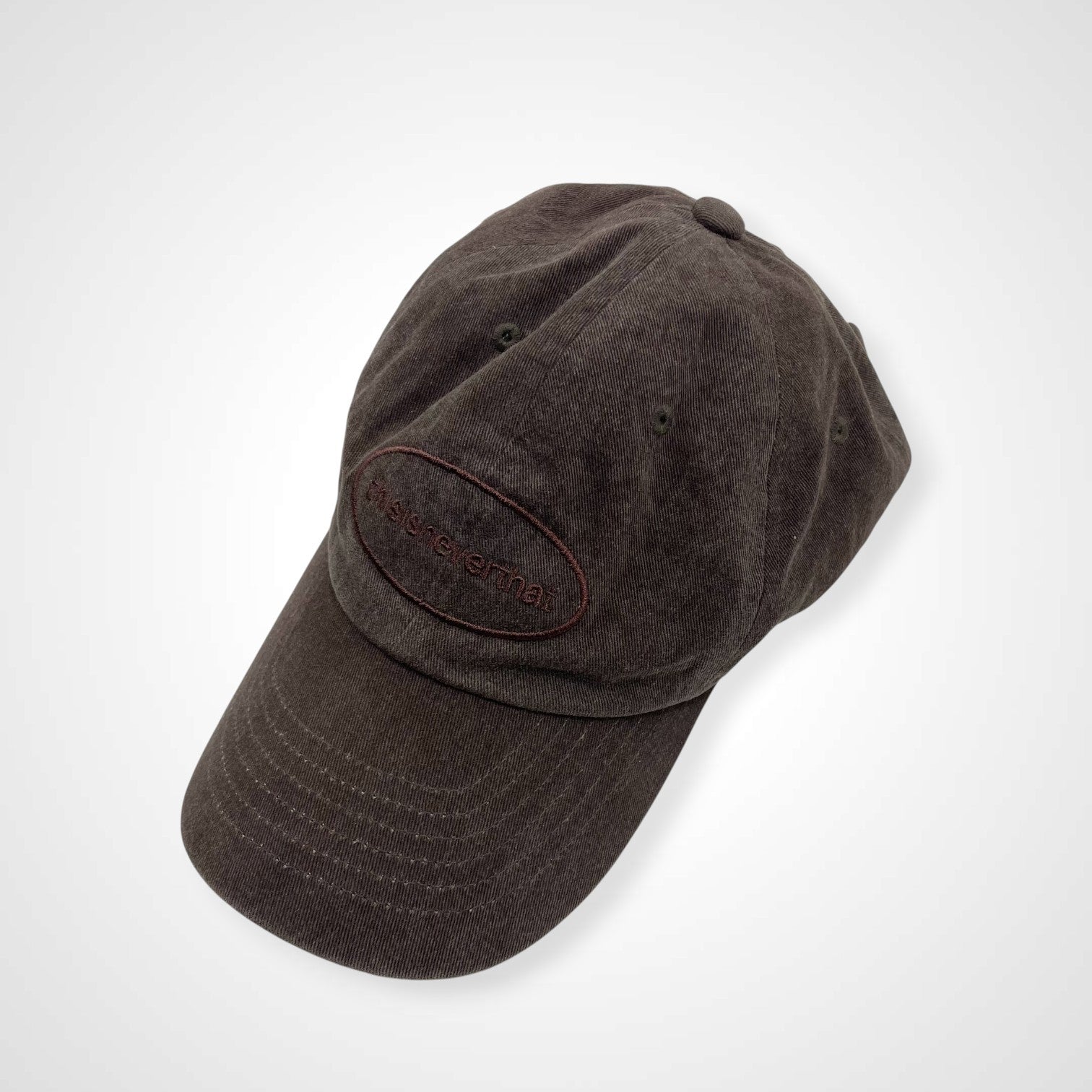 thisisneverthat ディスイズネバーザット / サークルロゴキャップ ブラウン 参考定価：8,000程度