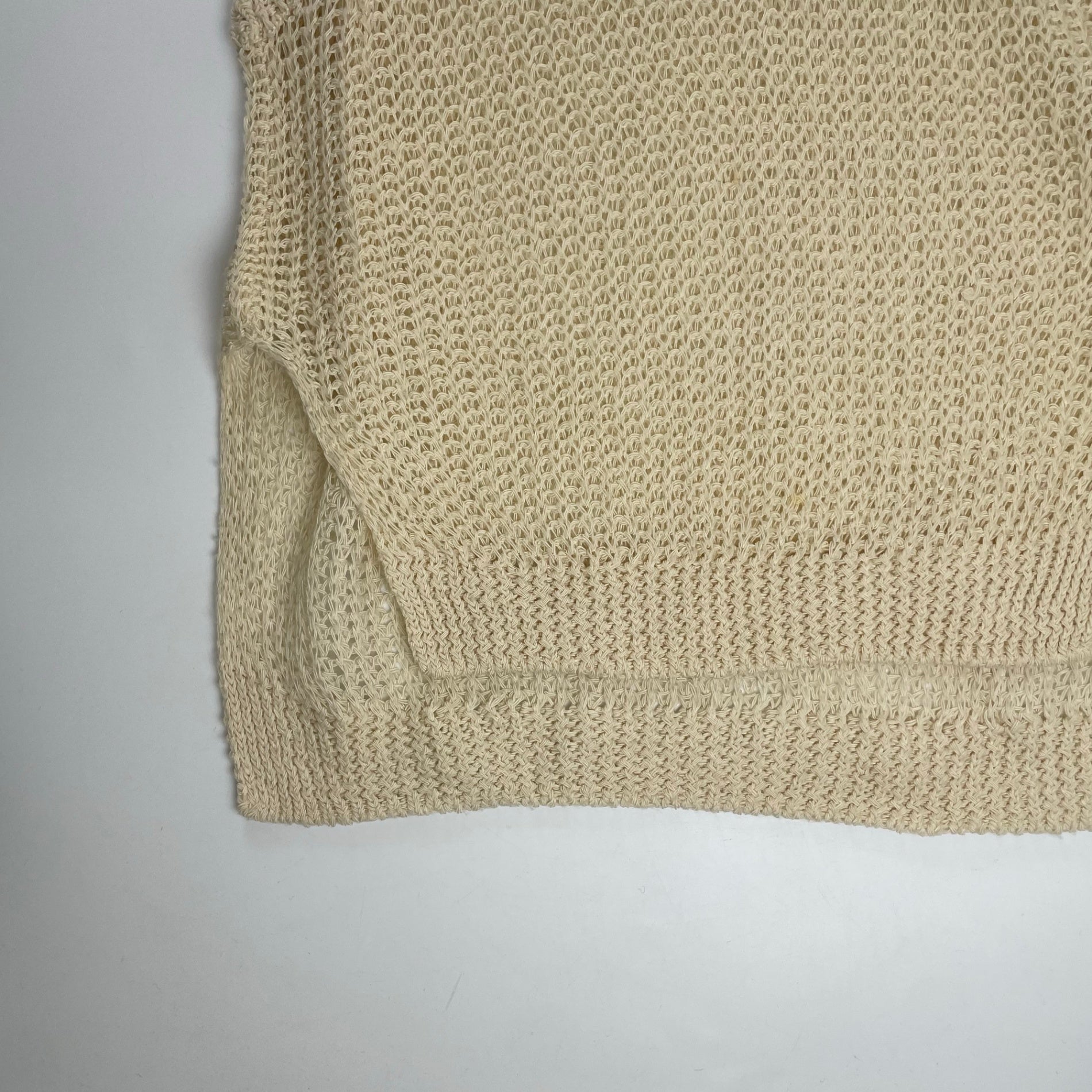 unfil アンフィル / ペーパーメリノ ローゲージクルーネックニット 参考定価：25,000+tax SIZE:1