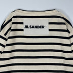 JIL SANDER + / バックロゴボーダーTEE 参考定価：60,000程度 SIZE:XL