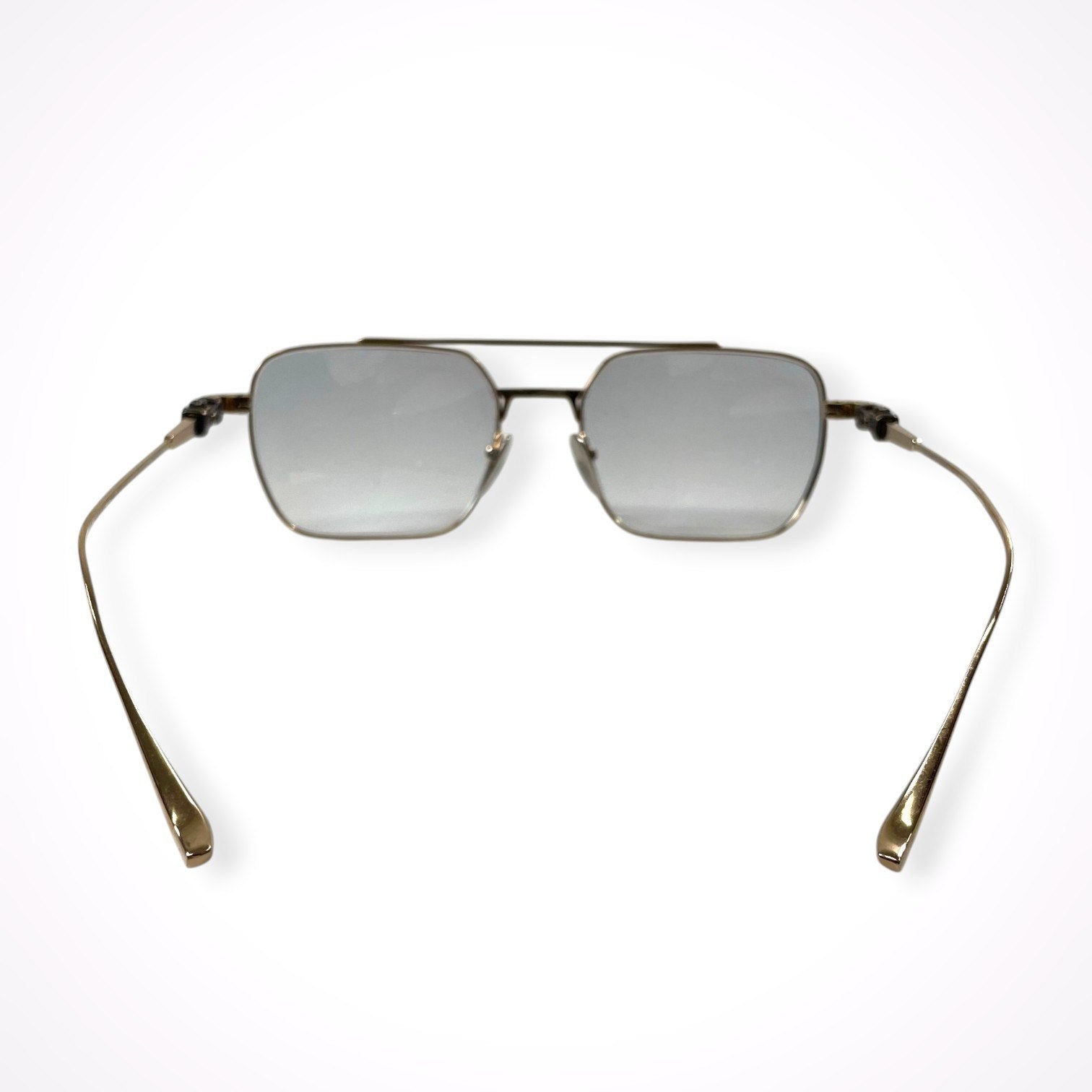 CHROME HEARTS / MAGNUMⅡ ケース付 度なしカラーレンズ ゴールドフレーム SIZE:57□20-135