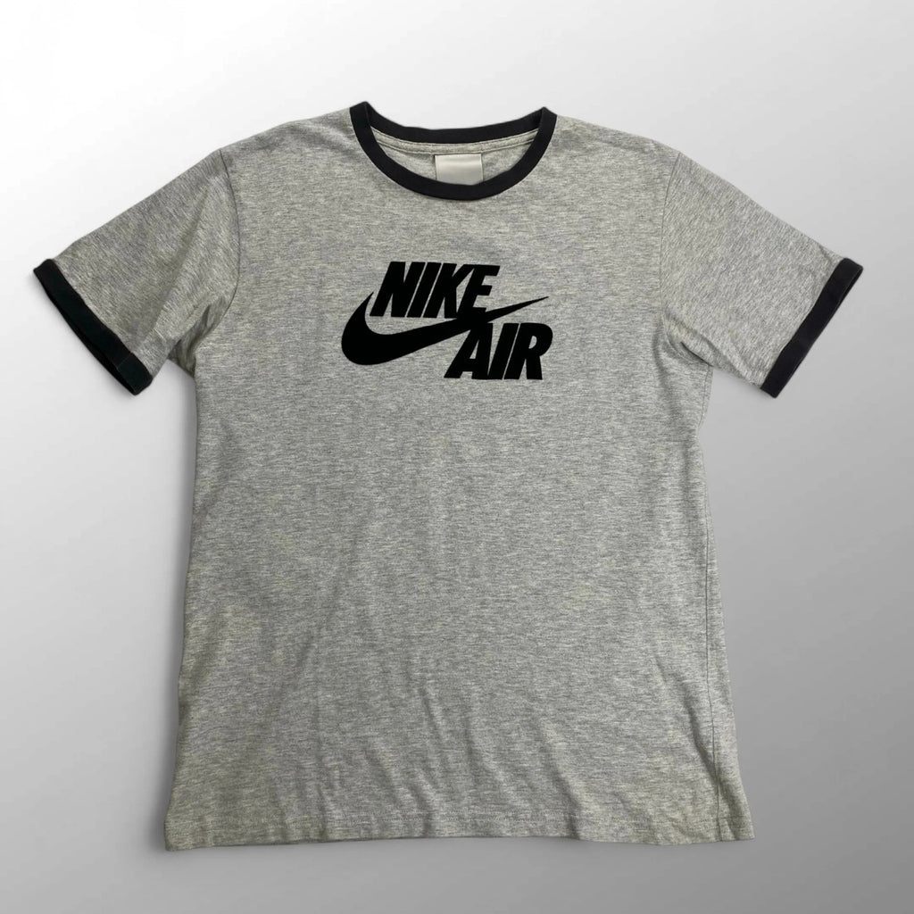 00s NIKE ナイキ / フロッキープリント リンガー ロゴTシャツ ユニセックス SIZE：L