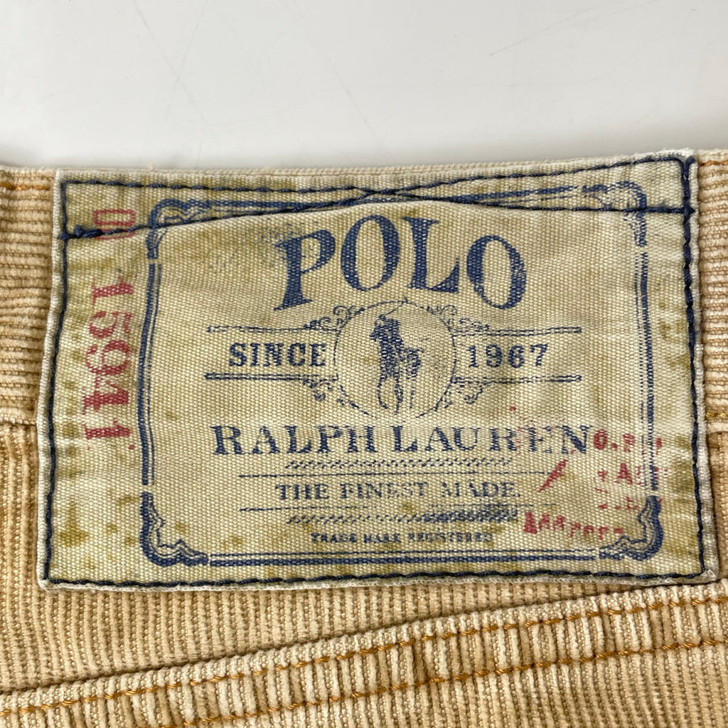 POLO RALPH LAUREN / ブーツカット コーデュロイパンツ 参考定価：28,000程度 SIZE:34×32