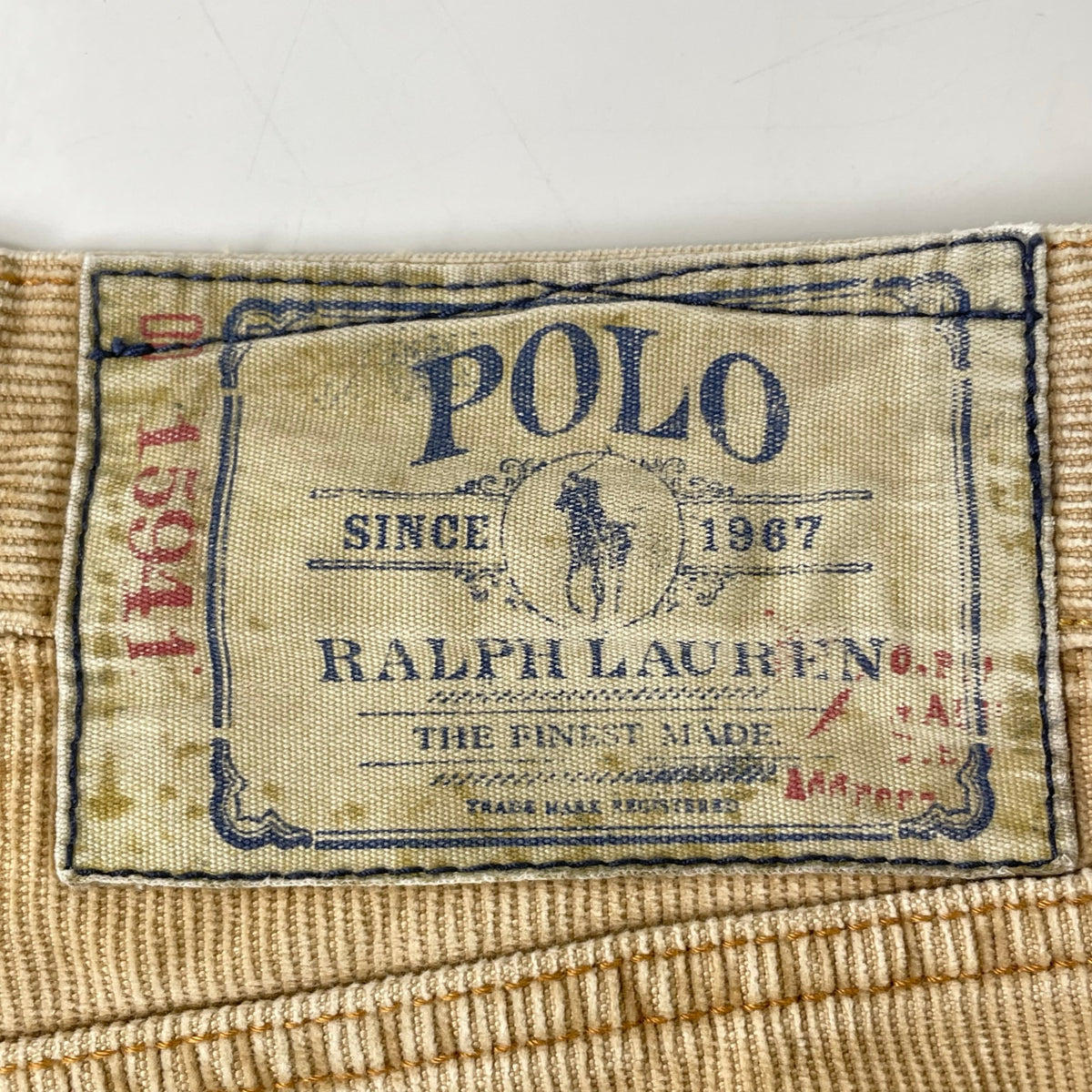 POLO RALPH LAUREN / ブーツカット コーデュロイパンツ 参考定価：28,000程度 SIZE:34×32