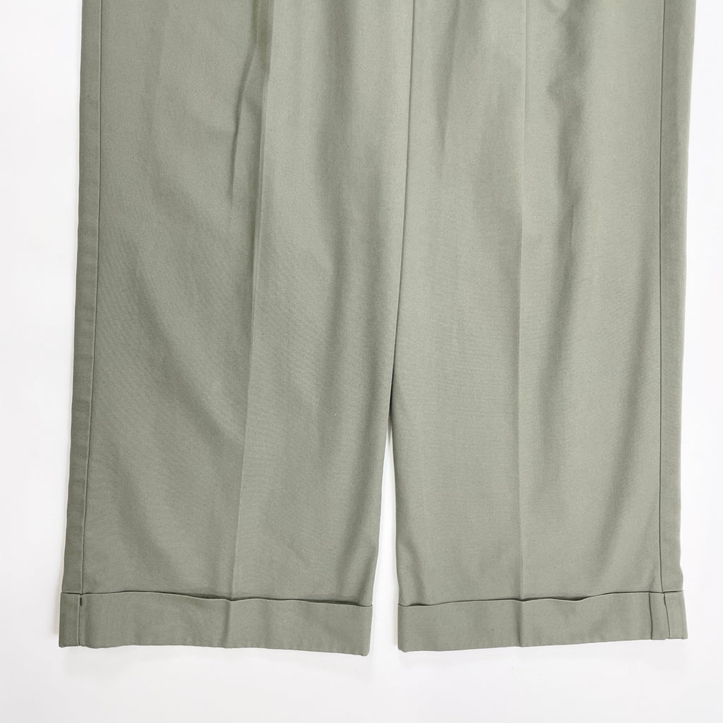 DOCKERS / 古着2タックコットンパンツ グリーン SIZE:W34