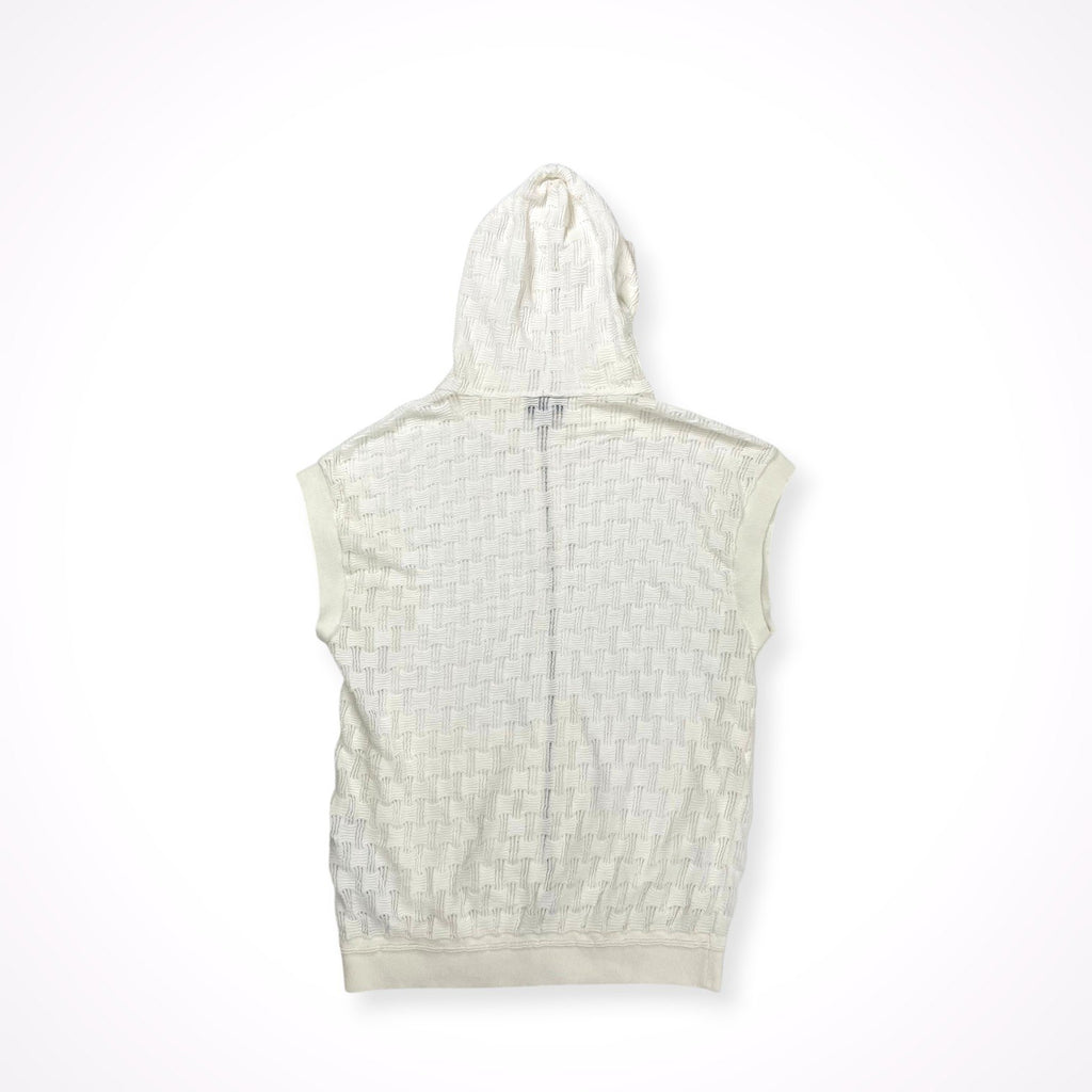 EMPORIO ARMANI エンポリオ アルマーニ / ニットフーディーベスト 参考定価：40,000程度 SIZE:L
