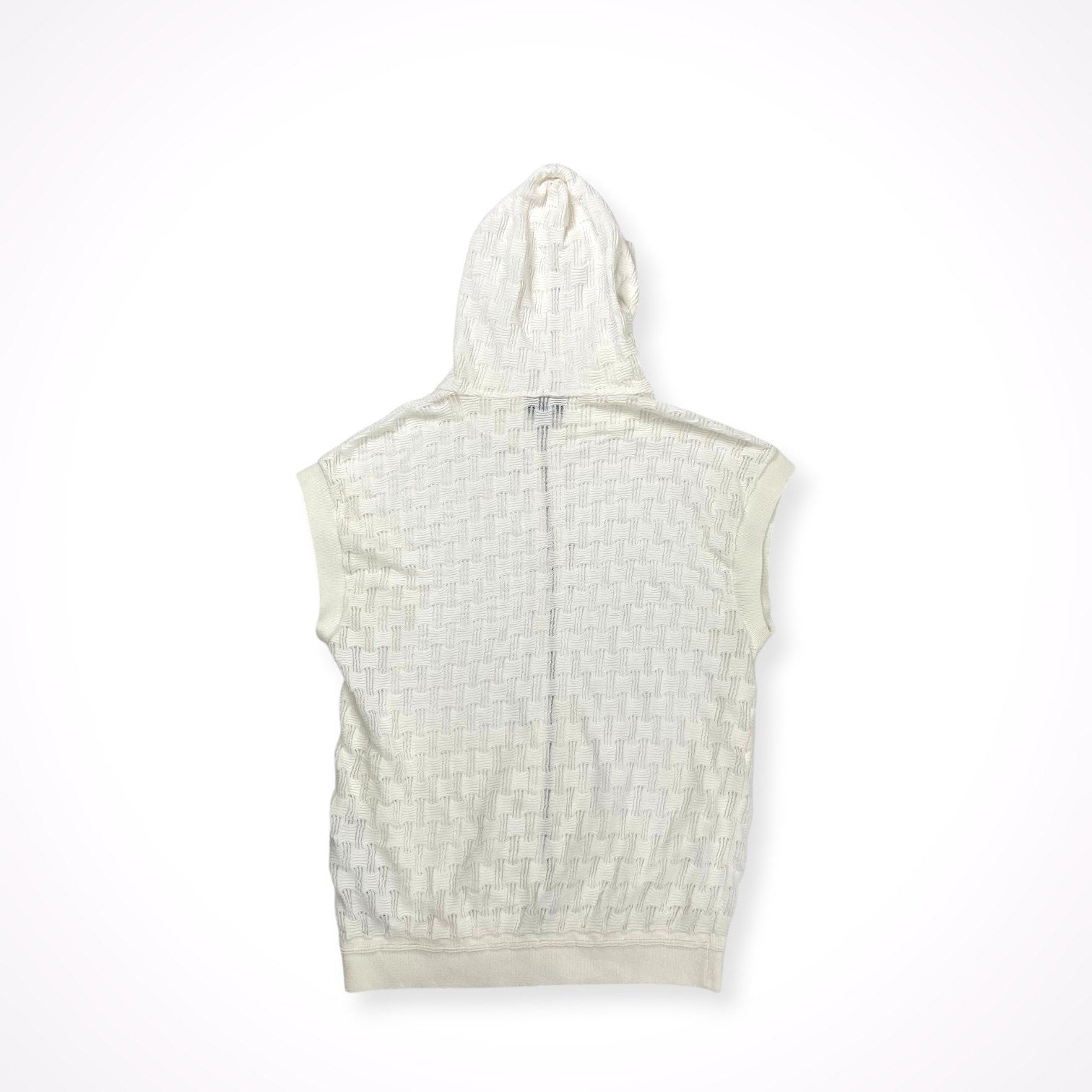 EMPORIO ARMANI エンポリオ アルマーニ / ニットフーディーベスト 参考定価：40,000程度 SIZE:L