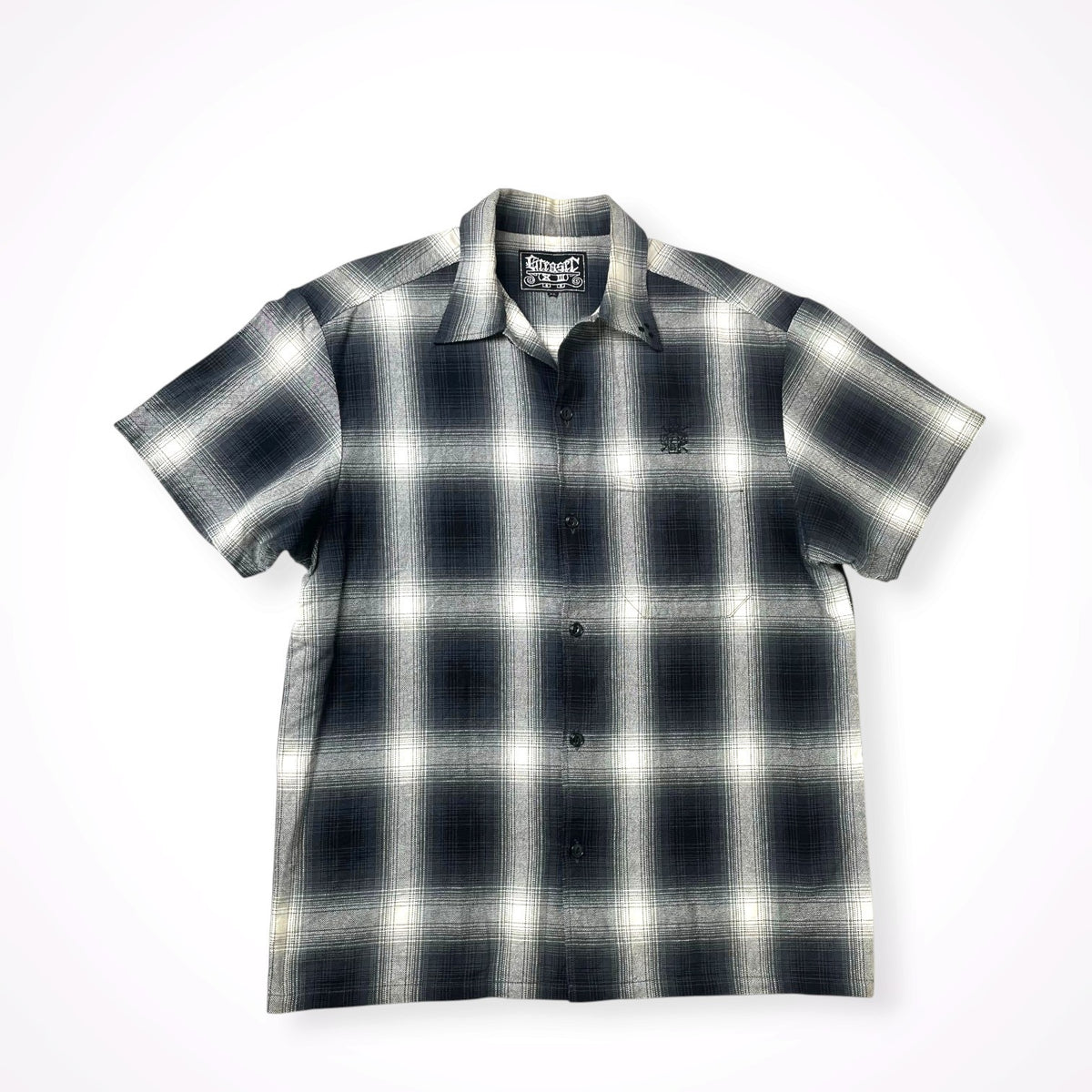 GREASER / シャドーチェックシャツ 参考定価：15,000程度 SIZE:XL