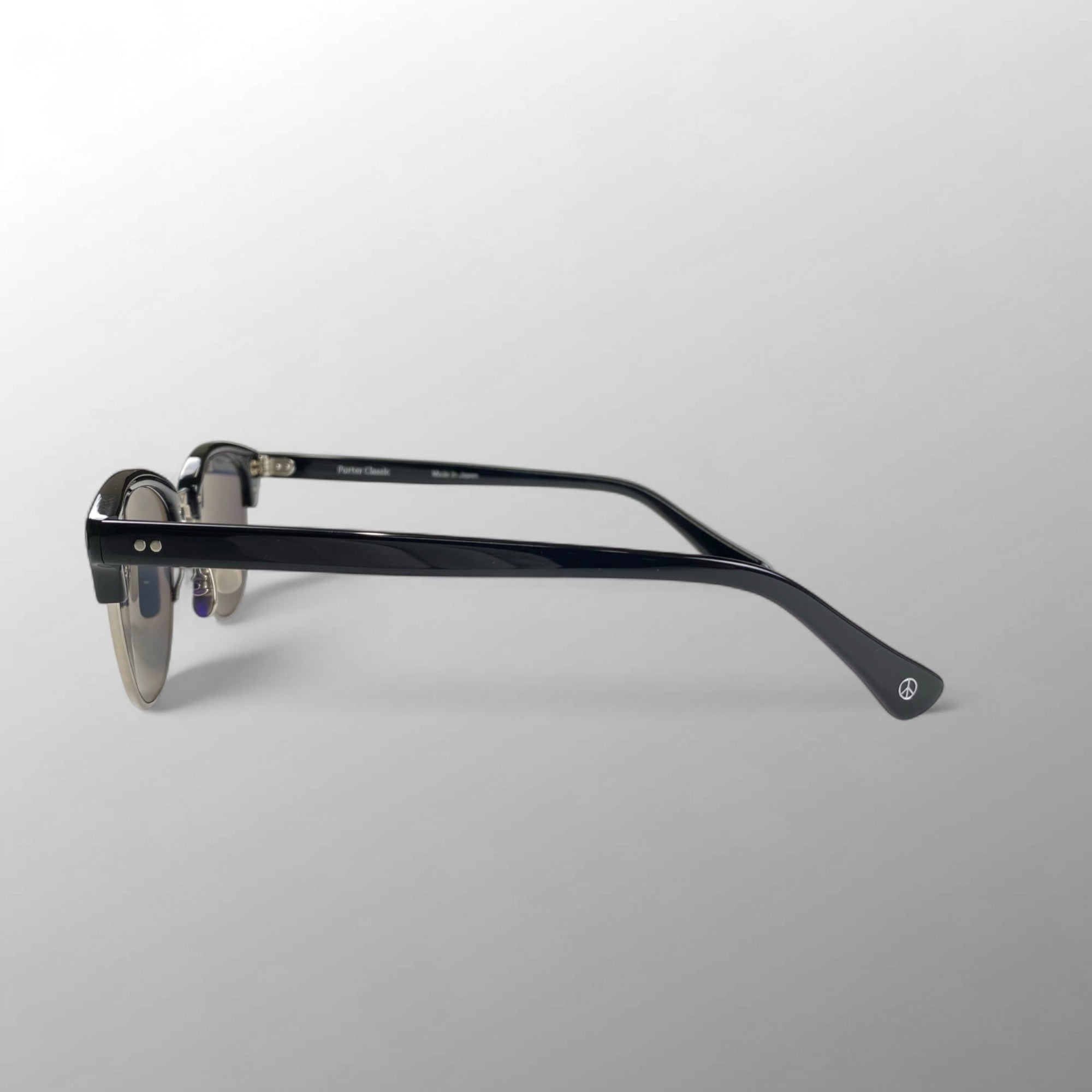 金子眼鏡 × porter Classic ポータークラシック / Smith Rivet collection サーモント サングラス 度なし 参考定価：65,000+tax SIZE:48□20-147